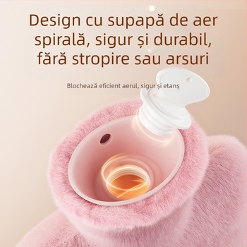 Producător transfrontalier Sticle de apă caldă cu desene animate, reîncărcabile, pungi de apă caldă mari și mici pentru femei, pentru încălzirea burții și a mâinilor Amazon