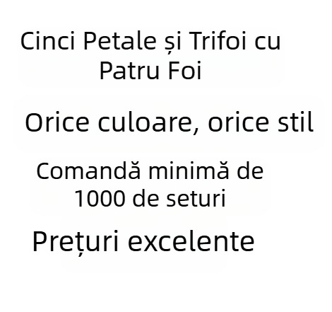 Bijuterii noi pentru femei, cu cinci frunze de flori, la modă, norocoase, costum transfrontalier, colier, brățară, cercei, costum pentru femei