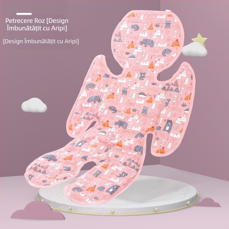 Scaun de luat masa de vară, saltea de gheață, cărucior pentru bebeluși, saltea de gheață cu gel, desene animate cool pentru bebeluși, pernă rece, saltea pentru copii, saltea auto moale