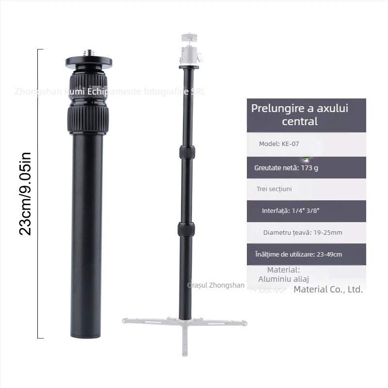 Tijă de extensie Feiyu Dajiang Vast Stabilizator de telefon mobil Stick selfie universal pentru cameră sport GoPro13 Tijă portabilă