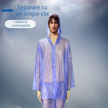 Set de impermeabil și pantaloni impermeabili îngroșați, poncho de ploaie pentru bicicletă, impermeabil pentru motocicletă pentru livratori, impermeabil divizat etanș