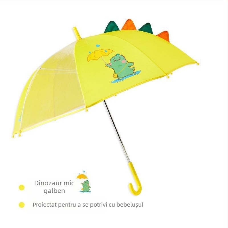 Pelerina de ploaie pentru copii, cu boruri transparente, cu rață galbenă, poncho, cu corp întreg, alungită, pentru fete, impermeabile, cu dinozaur, set de cizme de ploaie