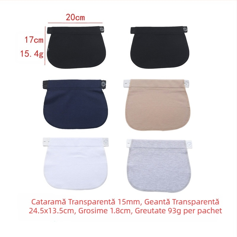 Nasturi rotunzi reglabili și detașabili pentru blugi pentru bărbați și femei, mărire a taliei pantalonilor, cataramă de extensie fără cusătură