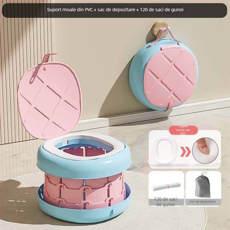 Pliabil pentru copii toaletă Potty copii bărbați portabil în aer liber urinal bebeluși femeie călătorie toaletă