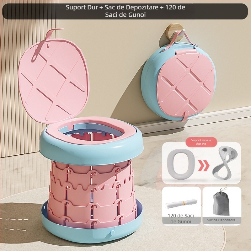 Pliabil pentru copii toaletă Potty copii bărbați portabil în aer liber urinal bebeluși femeie călătorie toaletă