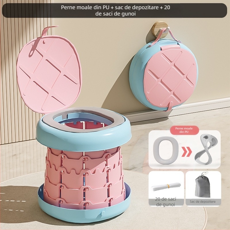 Pliabil pentru copii toaletă Potty copii bărbați portabil în aer liber urinal bebeluși femeie călătorie toaletă