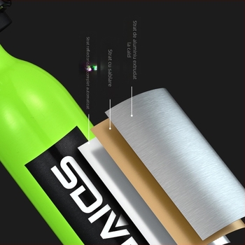 Butelie de gaz de rezervă subacvatică portabilă transfrontalieră SDIVEOXY, echipată cu un set complet de aparat de respirat pentru scufundări, rezervor de oxigen