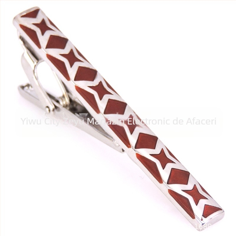 Cleme de cravată pentru bărbați la modă, cu sârmă, cu cristale, tip scoică, pentru afaceri, cleme de cravată, preț de fabrică, vânzare