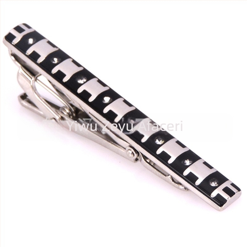 Cleme de cravată pentru bărbați la modă, cu sârmă, cu cristale, tip scoică, pentru afaceri, cleme de cravată, preț de fabrică, vânzare