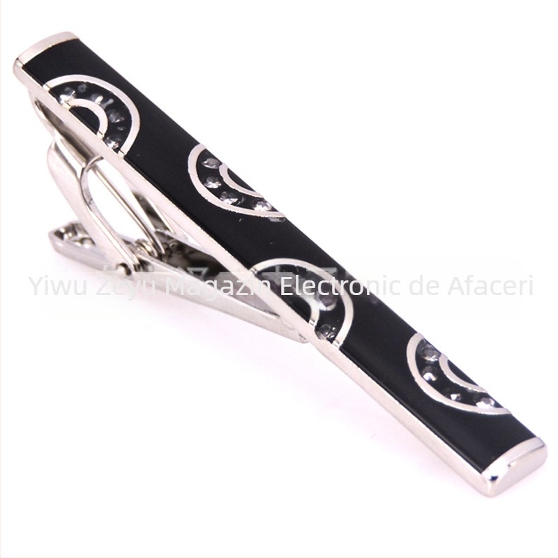 Cleme de cravată pentru bărbați la modă, cu sârmă, cu cristale, tip scoică, pentru afaceri, cleme de cravată, preț de fabrică, vânzare