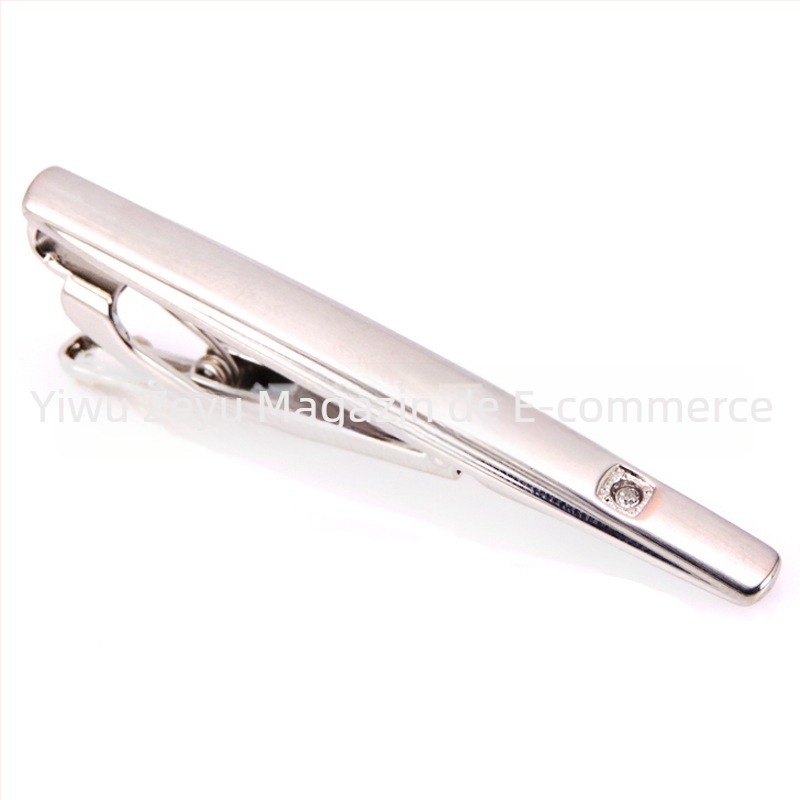 Cleme de cravată pentru bărbați la modă, cu sârmă, cu cristale, tip scoică, pentru afaceri, cleme de cravată, preț de fabrică, vânzare