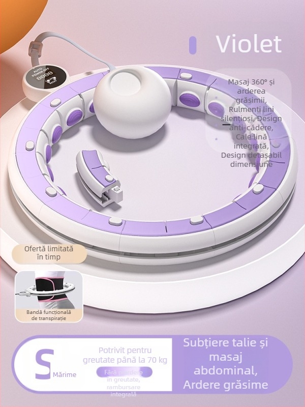 Hula Hoop inteligent pentru burtă, talie subțire, pierdere în greutate, fitness pentru femei, burtă subțire, talie subțire, simplă și modernă, talie subțire pentru burtă