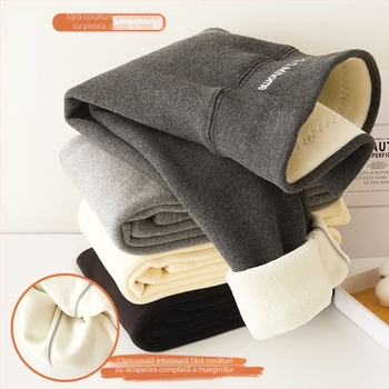 Colanți pentru fete, căptușiți cu fleece, îngroșați, albi, de toamnă și de iarnă, purtând o singură bucată de catifea caldă, negri, de iarnă, pantaloni calzi pentru copii