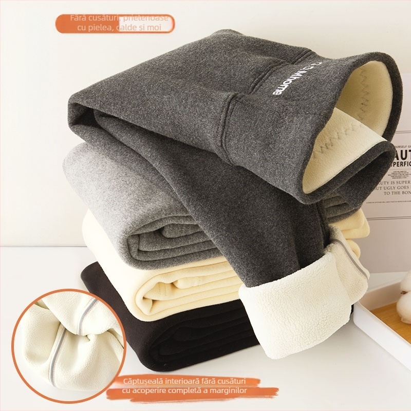 Colanți pentru fete, căptușiți cu fleece, îngroșați, albi, de toamnă și de iarnă, purtând o singură bucată de catifea caldă, negri, de iarnă, pantaloni calzi pentru copii