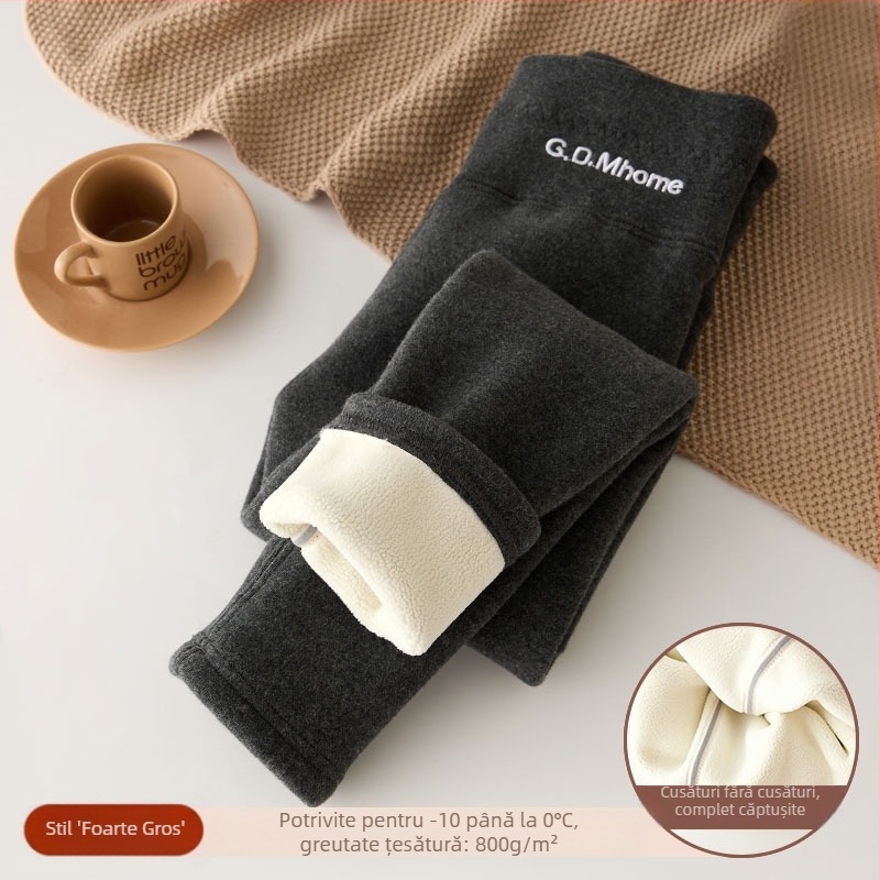 Colanți pentru fete, căptușiți cu fleece, îngroșați, albi, de toamnă și de iarnă, purtând o singură bucată de catifea caldă, negri, de iarnă, pantaloni calzi pentru copii
