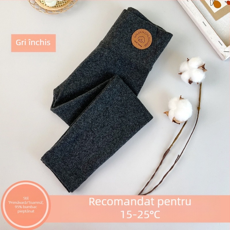 Colanți pentru fete, căptușiți cu fleece, îngroșați, albi, de toamnă și de iarnă, purtând o singură bucată de catifea caldă, negri, de iarnă, pantaloni calzi pentru copii