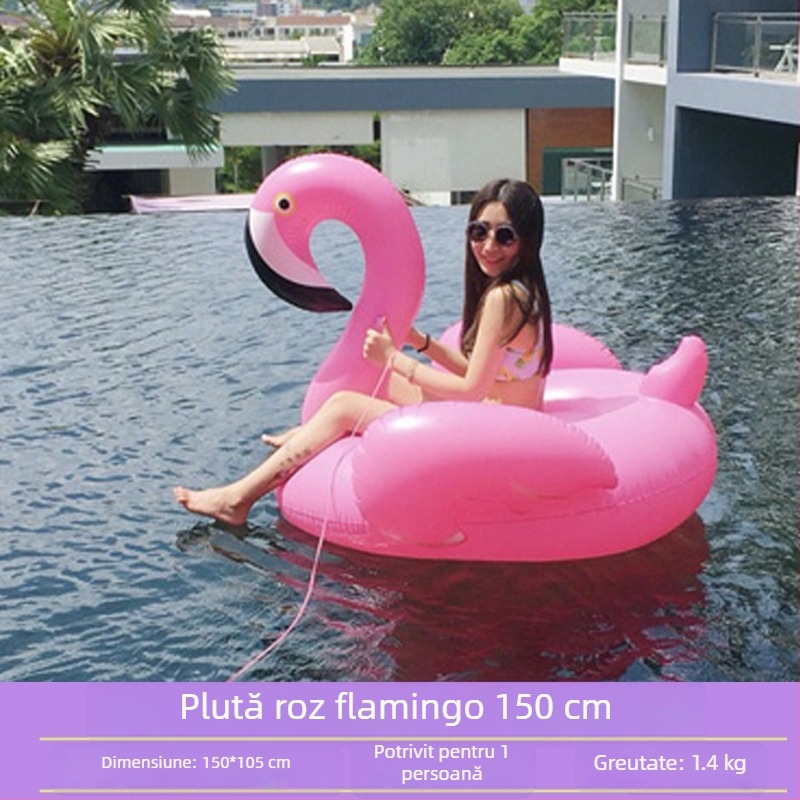 Ochelari mare rață galbenă vacanță de vară plutitoare apă gonflabilă inel de înot Mount îngroșat rață în aer liber rafting pat plutitor