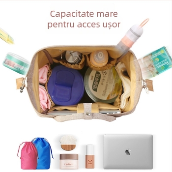 Rucsac nou pentru mame cu desene animate, multifuncțional, de mare capacitate, pentru mamă și bebeluș, ușor de ieșit, la modă, pentru mamă