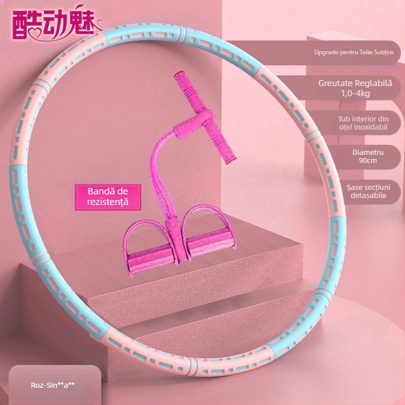 Hula Hoop pentru burtă subțire, nou sistem de ardere a grăsimilor, strângere abdominală, reducere a grăsimilor, adulți, copii și studenți, talie frumoasă, reducere a grăsimilor, pierdere în greutate