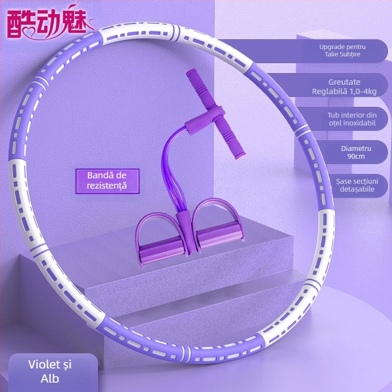 Hula Hoop pentru burtă subțire, nou sistem de ardere a grăsimilor, strângere abdominală, reducere a grăsimilor, adulți, copii și studenți, talie frumoasă, reducere a grăsimilor, pierdere în greutate