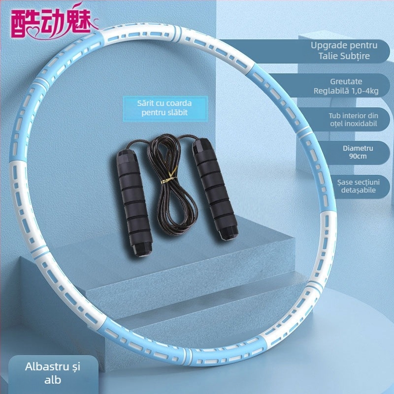 Hula Hoop pentru burtă subțire, nou sistem de ardere a grăsimilor, strângere abdominală, reducere a grăsimilor, adulți, copii și studenți, talie frumoasă, reducere a grăsimilor, pierdere în greutate