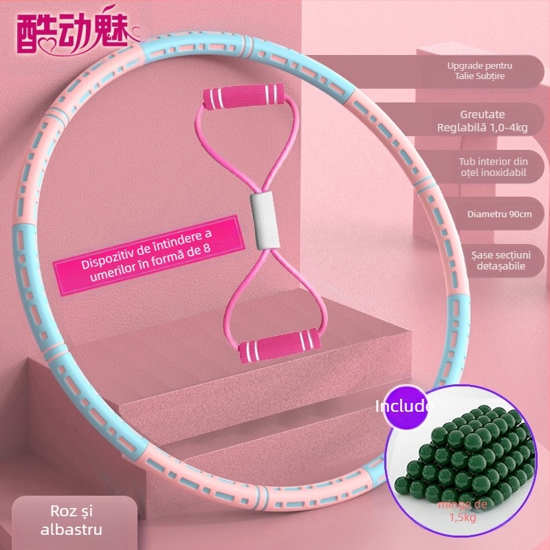 Hula Hoop pentru burtă subțire, nou sistem de ardere a grăsimilor, strângere abdominală, reducere a grăsimilor, adulți, copii și studenți, talie frumoasă, reducere a grăsimilor, pierdere în greutate