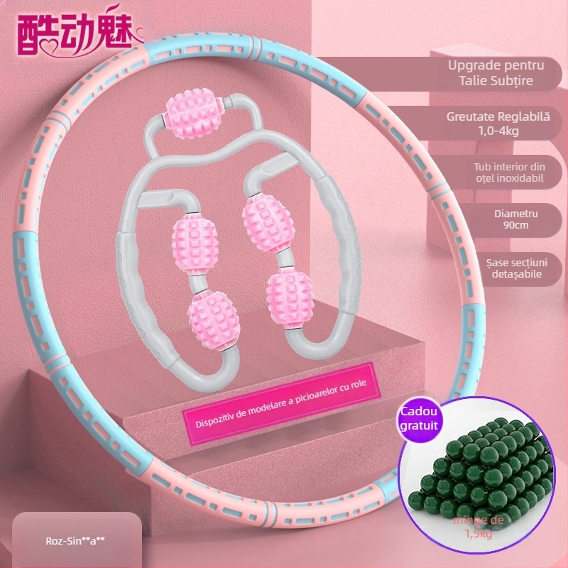 Hula Hoop pentru burtă subțire, nou sistem de ardere a grăsimilor, strângere abdominală, reducere a grăsimilor, adulți, copii și studenți, talie frumoasă, reducere a grăsimilor, pierdere în greutate