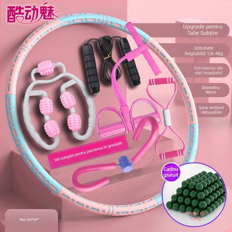 Hula Hoop pentru burtă subțire, nou sistem de ardere a grăsimilor, strângere abdominală, reducere a grăsimilor, adulți, copii și studenți, talie frumoasă, reducere a grăsimilor, pierdere în greutate
