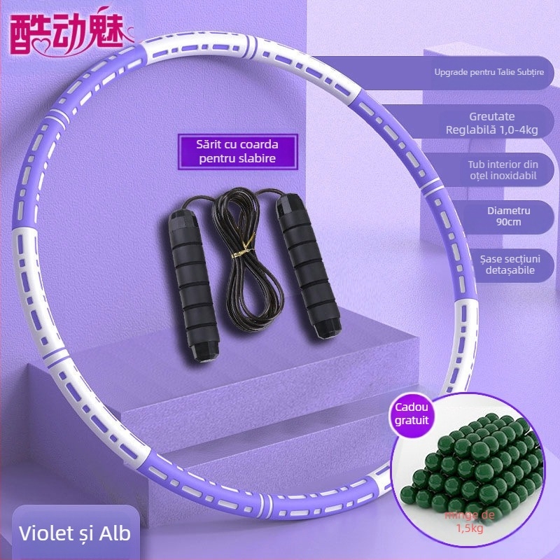 Hula Hoop pentru burtă subțire, nou sistem de ardere a grăsimilor, strângere abdominală, reducere a grăsimilor, adulți, copii și studenți, talie frumoasă, reducere a grăsimilor, pierdere în greutate