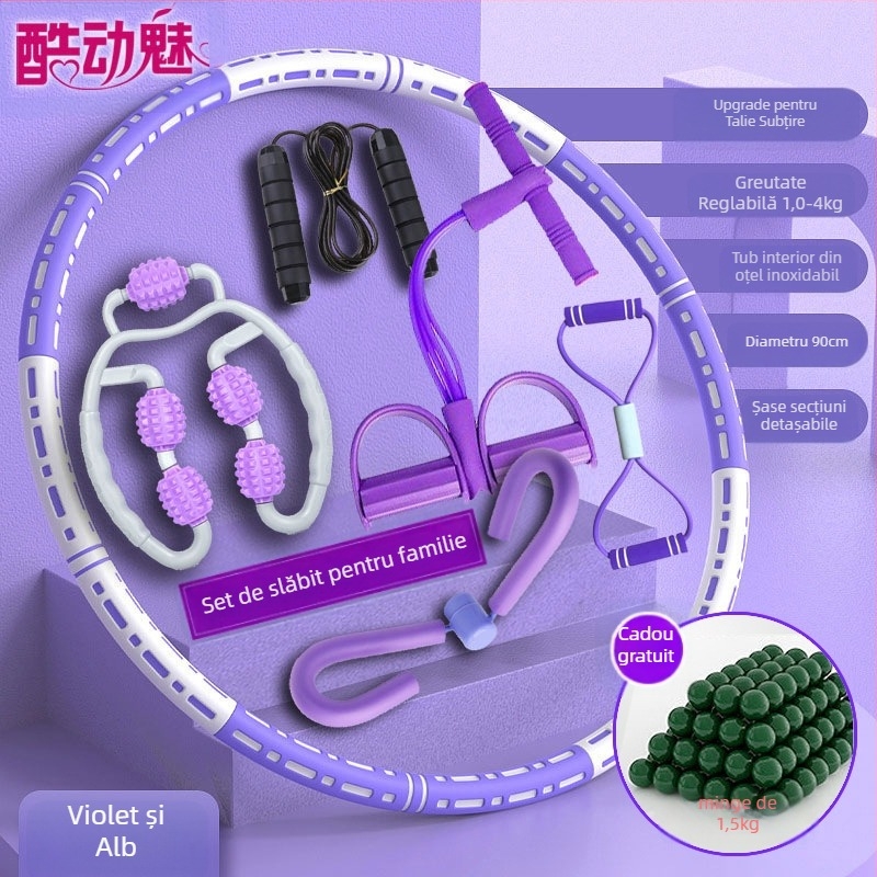 Hula Hoop pentru burtă subțire, nou sistem de ardere a grăsimilor, strângere abdominală, reducere a grăsimilor, adulți, copii și studenți, talie frumoasă, reducere a grăsimilor, pierdere în greutate