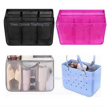 Geantă de depozitare Bogg Mesh populară de la Amazon, geantă cu spălare rapidă, geantă de plajă, geantă de depozitare tip ghiozdan, geantă de depozitare cu gaură în perete