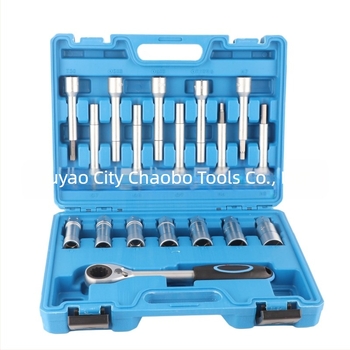 Set 18 piese, Set 43 piese, Set 50 piese, Șurub scaun superior amortizor, Dispozitiv de îndepărtare a adezivului superior, Cheie tubulară
