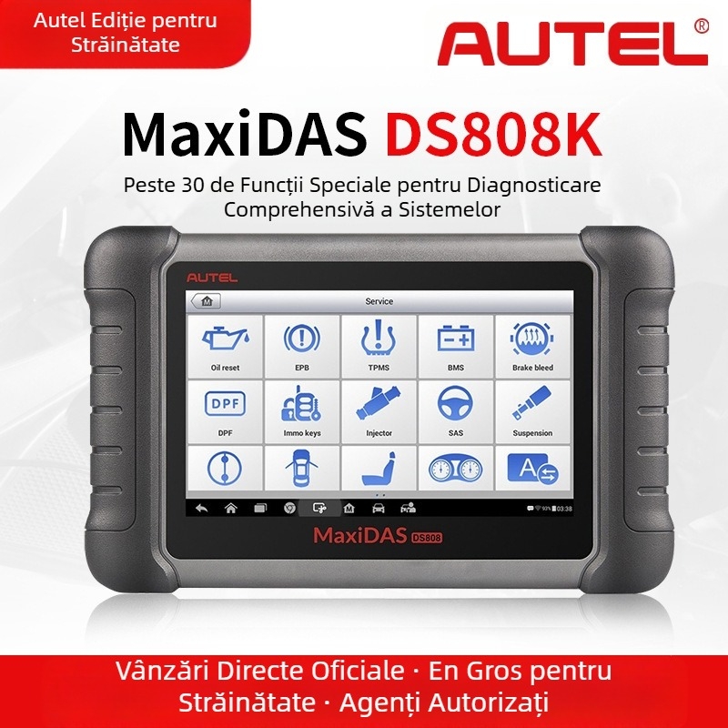 Caut detector OBD auto Autel Daotong DS808K din fabrică, model complet, ECU, instrument de diagnosticare auto