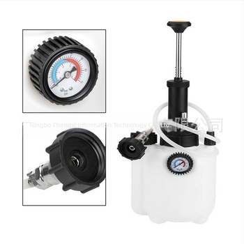 Schimbător de ulei de frână auto, înlocuire manuală a uleiului de frână prin intermediul unității de pompare cu recipient de ulei de frână în vid de 3L, repararea frânelor