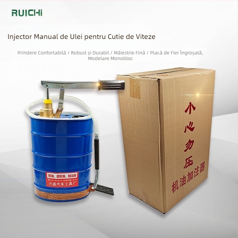 [Vânzare fierbinte a producătorului] Injector manual de ulei pentru angrenaje, presat manual, cu butoi