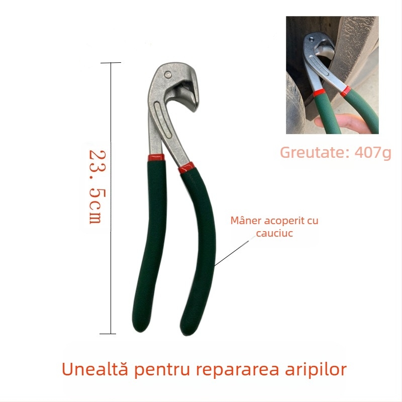 Accesorii pentru repararea zgârieturilor, menghină cu clemă, instrument de reparare a zgârieturilor auto, clește cu clemă pentru marginea plăcii frunzei