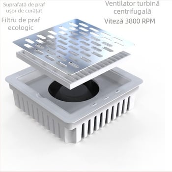 Aspirator portabil de bumbac cu volum de aer reglabil cu 5 viteze, super puternic, 36W, ecologic, cu densitate mare