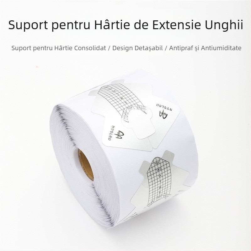 Suport pentru hârtie pentru unghii cu folie de aluminiu groasă și fierbinte, transfrontalieră, pentru pește, instrument de extensie pentru unghii cu fototerapie franceză, suport pentru hârtie 100/300