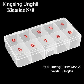 500 Cuie Cutie Goală Nail Art Cutie Goală Nail Art Cutie Bijuterii Cutie De Depozitare Nail Art Cutie Goală Nail Art Nail Art