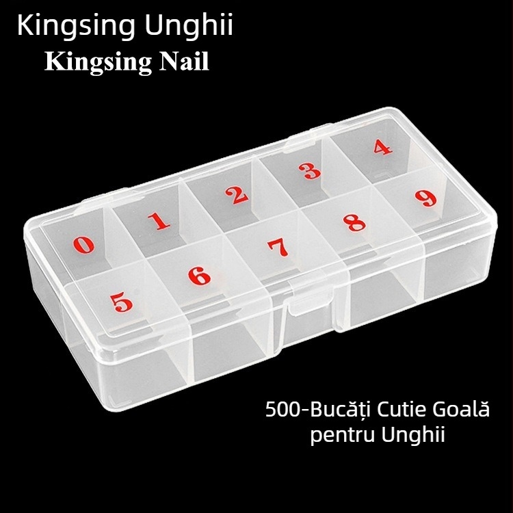 500 Cuie Cutie Goală Nail Art Cutie Goală Nail Art Cutie Bijuterii Cutie De Depozitare Nail Art Cutie Goală Nail Art Nail Art