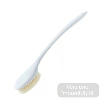 Perie de baie cu mâner extins din ABS pentru masaj de uz casnic, perie de baie cu noroi și frecare spate, perie de baie confortabilă