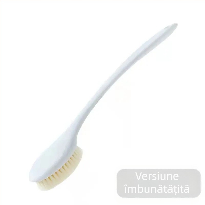 Perie de baie cu mâner extins din ABS pentru masaj de uz casnic, perie de baie cu noroi și frecare spate, perie de baie confortabilă
