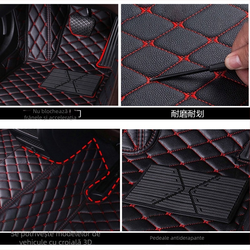 Covoraș auto complet înconjurat de covorașe auto speciale pentru mașini, comerț electronic Amazon, piese en-gros din fabrică