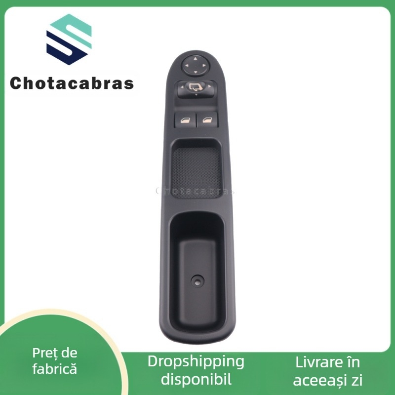 Aplicabil pentru Peugeot 307 00-05, comutator regulator geam auto, comutator de control geam electric 6554.E4