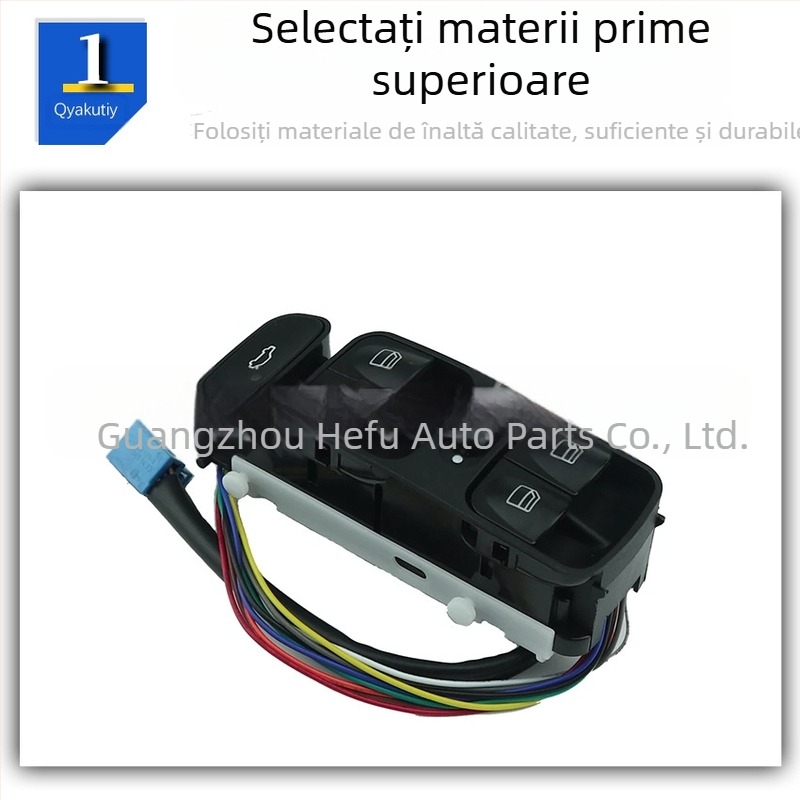 Comutator geam electric cu întrerupător unic, regulator de geam, potrivit pentru Mercedes-Benz A2098203410
