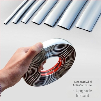 Bandă decorativă pentru geamuri auto, bandă strălucitoare cromată, bandă electroplacată, bandă anti-coliziune pentru uși, consumabile auto pentru asigurări