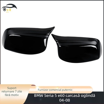 Aplicabil pentru BMW Seria 5 E60 2004-2008, carcasă oglindă retrovizoare E61, capac claxon, piese de schimb modificate
