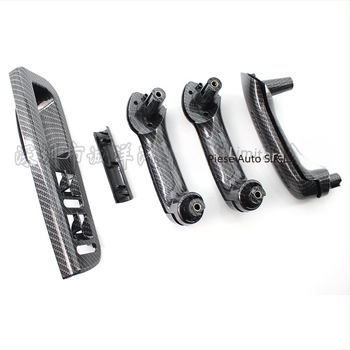 Aplicabil pentru mânerul ușii auto din 5 piese, model carbon, cu deflector comutator stânga față Volkswagen Jetta Golf MK4