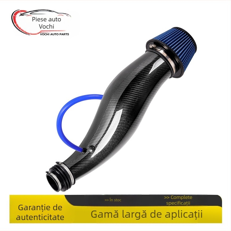 Filtru de aer modificat pentru admisie auto, tip „cârnaț”, cu cap de ciupercă din fibră de carbon, potrivit pentru Honda Civic 92-00