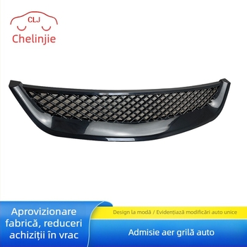 Piese auto modificate și modificate, potrivite pentru grila de admisie din mijloc a mașinii Honda Civic 01-03